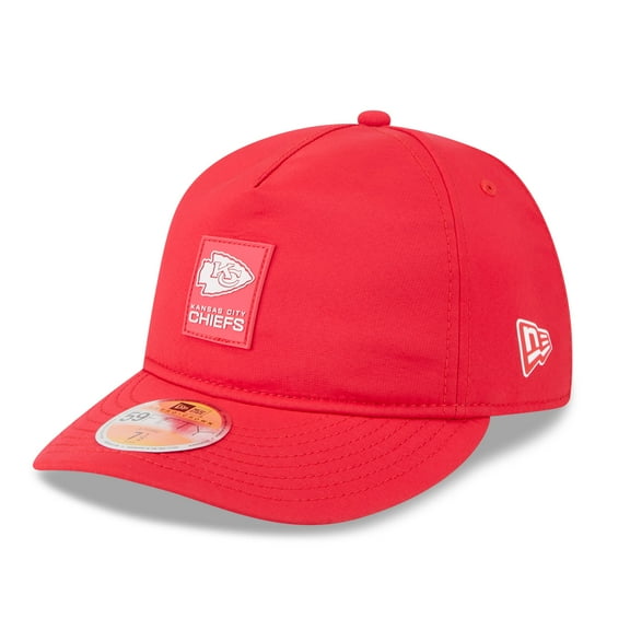 Men's New Era Red Kansas City Chiefs 2025 Sideline Retro Crown 59FIFTY Fitted Hat