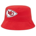 thumbnail image 1 of Men's New Era Red Kansas City Chiefs Helmet Bucket Hat, 1 of 4