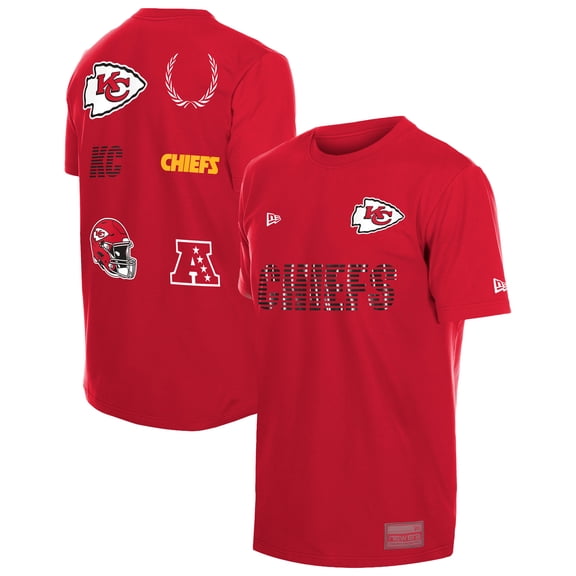 Men's New Era Red Kansas City Chiefs Match T-Shirt