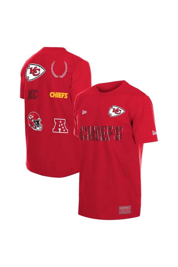 Men's New Era Red Kansas City Chiefs Match T-Shirt