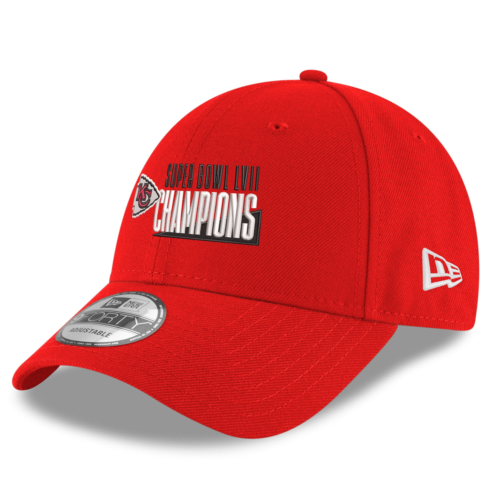 Men's Kansas City Chiefs New Era Red Super Bowl LVII Champions