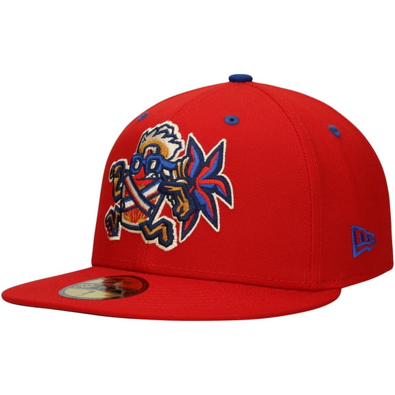 Men's New Era Red Lehigh Valley Mamajuana Copa de la Diversi-n 59FIFTY Fitted Hat