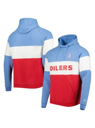 Houston Oilers Mitchell & Ness Gridiron Classics Fashion Long Sleeve T-Shirt  - Light Blue