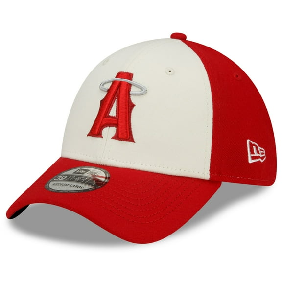 Men's New Era White Los Angeles Angels 2022 City Connect 39THIRTY Flex Hat