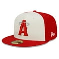 thumbnail image 1 of Men's New Era Red Los Angeles Angels 2022 City Connect 59FIFTY Fitted Hat, 1 of 6