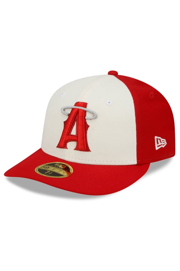 Men's New Era Red Los Angeles Angels 2022 City Connect Low Profile 59FIFTY Fitted Hat
