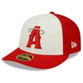 thumbnail image 1 of Men's New Era Red Los Angeles Angels 2022 City Connect Low Profile 59FIFTY Fitted Hat, 1 of 6