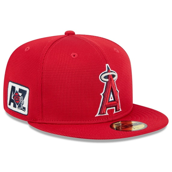 Men's New Era Red Los Angeles Angels 2025 Spring Training 59FIFTY Fitted Hat