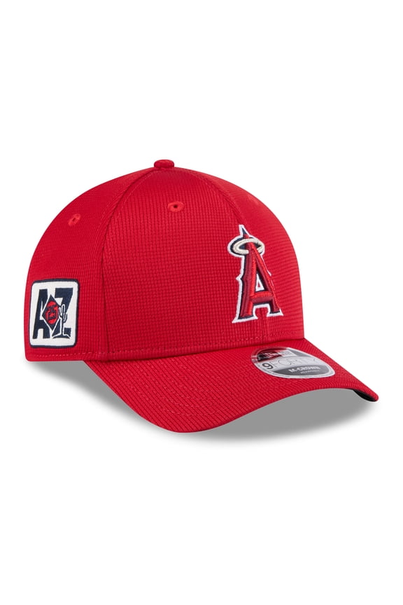 Men's New Era  Red Los Angeles Angels 2025 Spring Training 9FORTY Adjustable Hat
