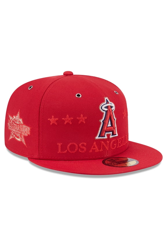 Men's New Era Red Los Angeles Angels 2026 MLB All-Star Game 59FIFTY Fitted Hat