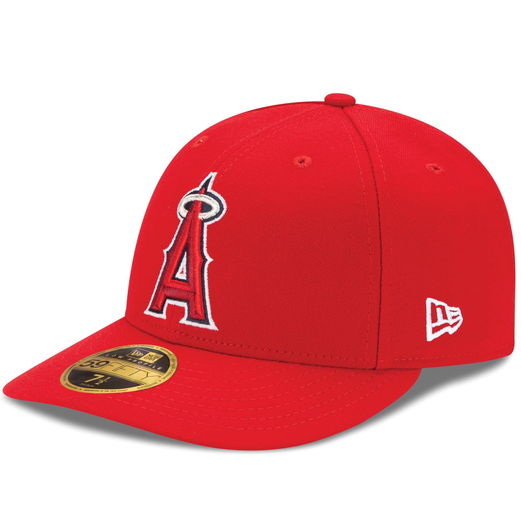 Men's New Era Red Los Angeles Angels Alt Authentic Collection On