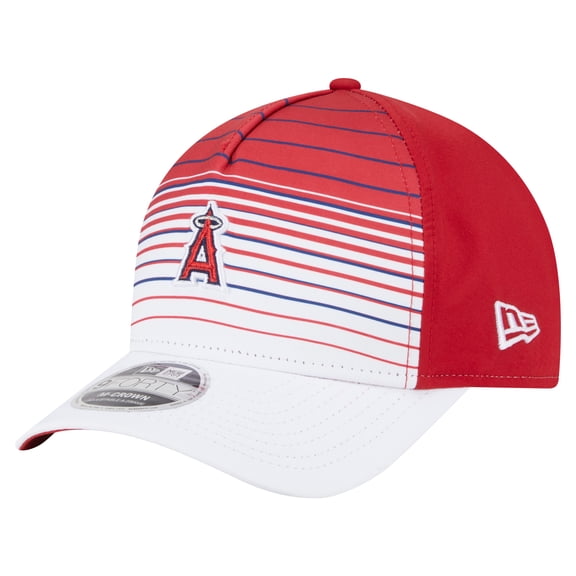 Men's New Era Red Los Angeles Angels Gradient 9FORTY M-Crown Adjustable Hat