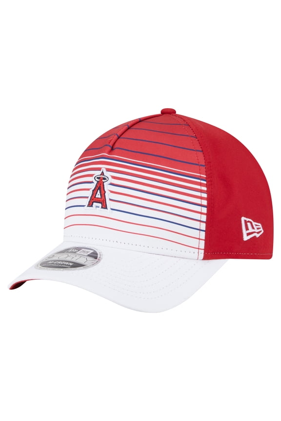 Men's New Era  Red Los Angeles Angels Gradient 9FORTY M-Crown Adjustable Hat