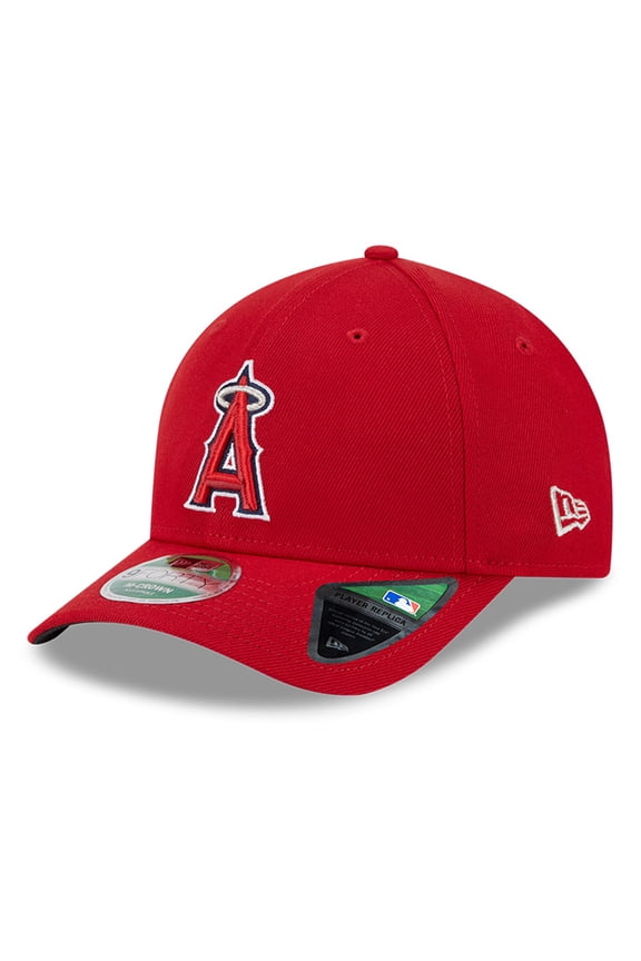 Men's New Era  Red Los Angeles Angels Player Replica 9FORTY Adjustable Hat