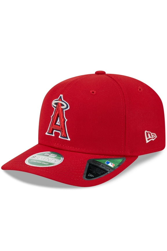 Men's New Era  Red Los Angeles Angels Player Replica 9SEVENTY Adjustable Hat