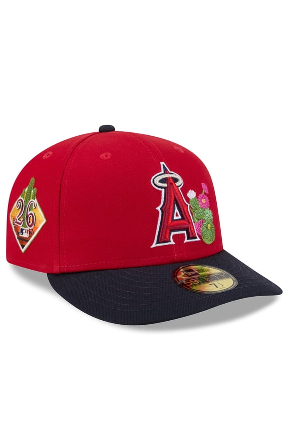 Men's New Era Red/Navy Los Angeles Angels 2026 Spring Training 59FIFTY Fitted Hat