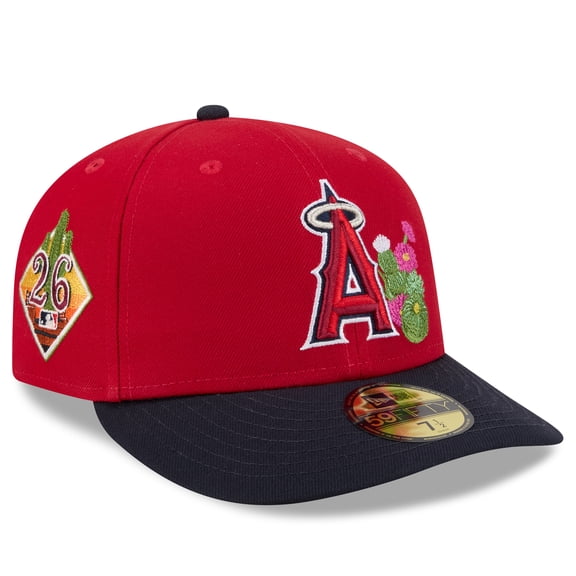 Men's New Era Red/Navy Los Angeles Angels 2026 Spring Training 59FIFTY Fitted Hat
