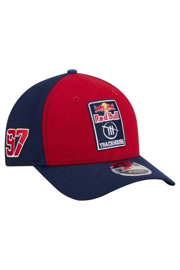 Men's New Era  Red/Navy Shane van Gisbergen Trackhouse Driver Number Side Patch 9FORTY M-Crown Adjustable Hat