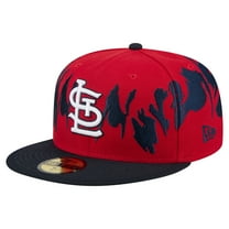 Men's New Era Red/Navy St. Louis Cardinals Retro Pattern 59FIFTY Fitted Hat