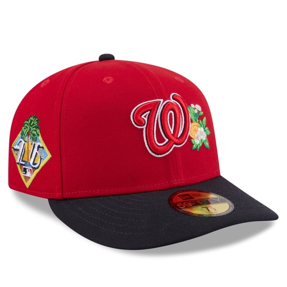 Men's New Era Red/Navy Washington Nationals 2026 Spring Training Low Profile 59FIFTY Fitted Hat