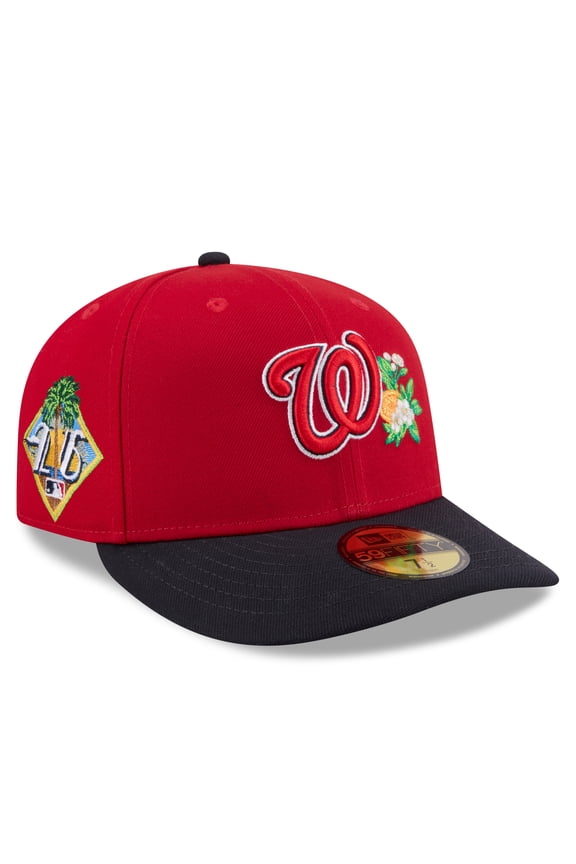Men's New Era Red/Navy Washington Nationals 2026 Spring Training Low Profile 59FIFTY Fitted Hat