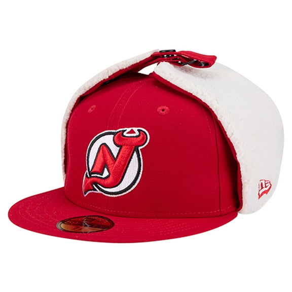 Men's New Era  Red New Jersey Devils Injection Dog Ear Classic Fitted Hat