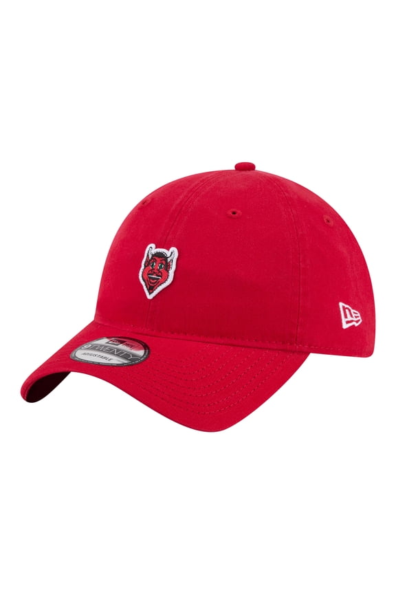 Unisex New Era Red New Jersey Devils Mascot Patch 9TWENTY Adjustable Hat