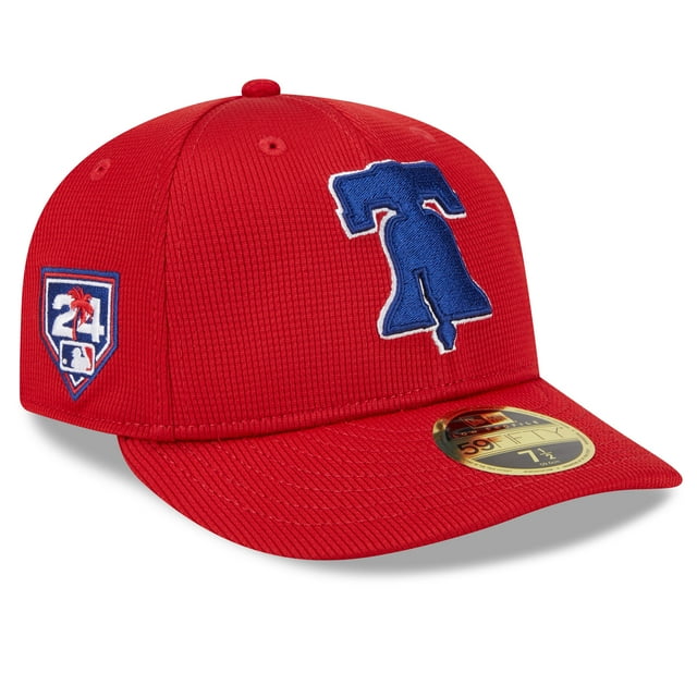 Men's New Era Red Philadelphia Phillies 2024 Spring Training Low