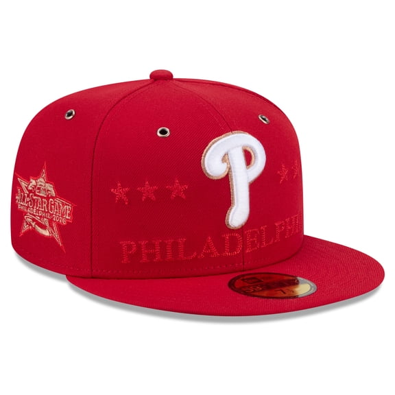 Men's New Era Red Philadelphia Phillies 2026 MLB All-Star Game 59FIFTY Fitted Hat