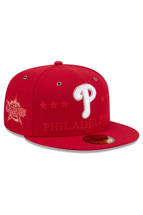 Men's New Era Red Philadelphia Phillies 2026 MLB All-Star Game 59FIFTY Fitted Hat