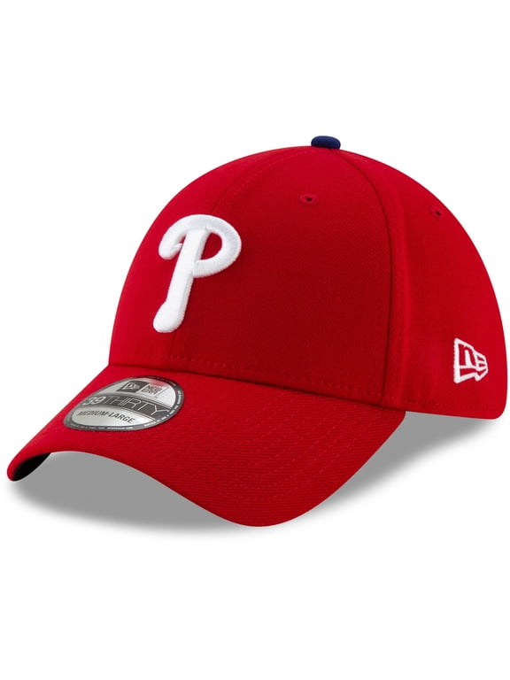Men's New Era Red Philadelphia Phillies Game Team Classic 39THIRTY Flex Hat