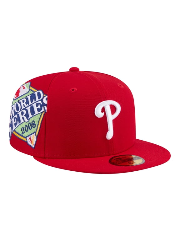 Men's New Era Red Philadelphia Phillies Hidden Hit 59FIFTY Fitted Hat