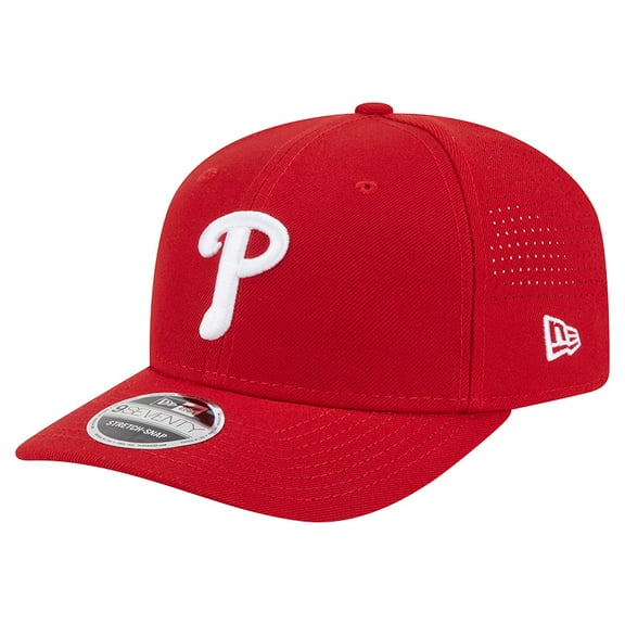 Men's New Era Red Philadelphia Phillies Performance 9SEVENTY Adjustable Hat