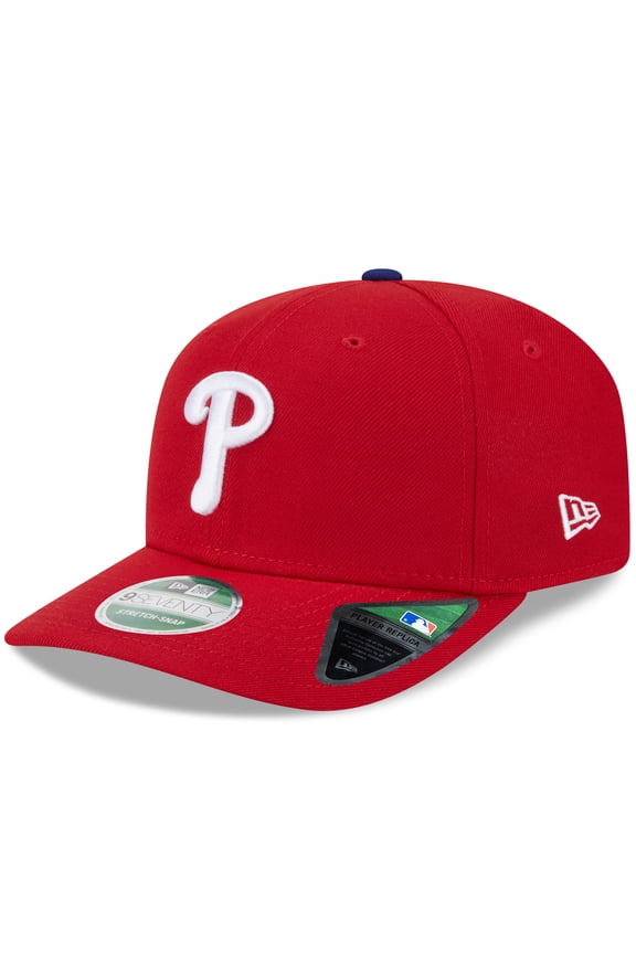 Men's New Era  Red Philadelphia Phillies Player Replica 9SEVENTY Adjustable Hat
