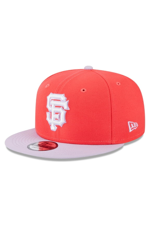 Men's New Era Red/Purple San Francisco Giants Spring Basic Two-Tone 9FIFTY Snapback Hat