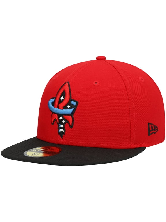 Men's New Era Red Rocket City Trash Pandas Authentic Collection Team Alternate 59FIFTY Fitted Hat