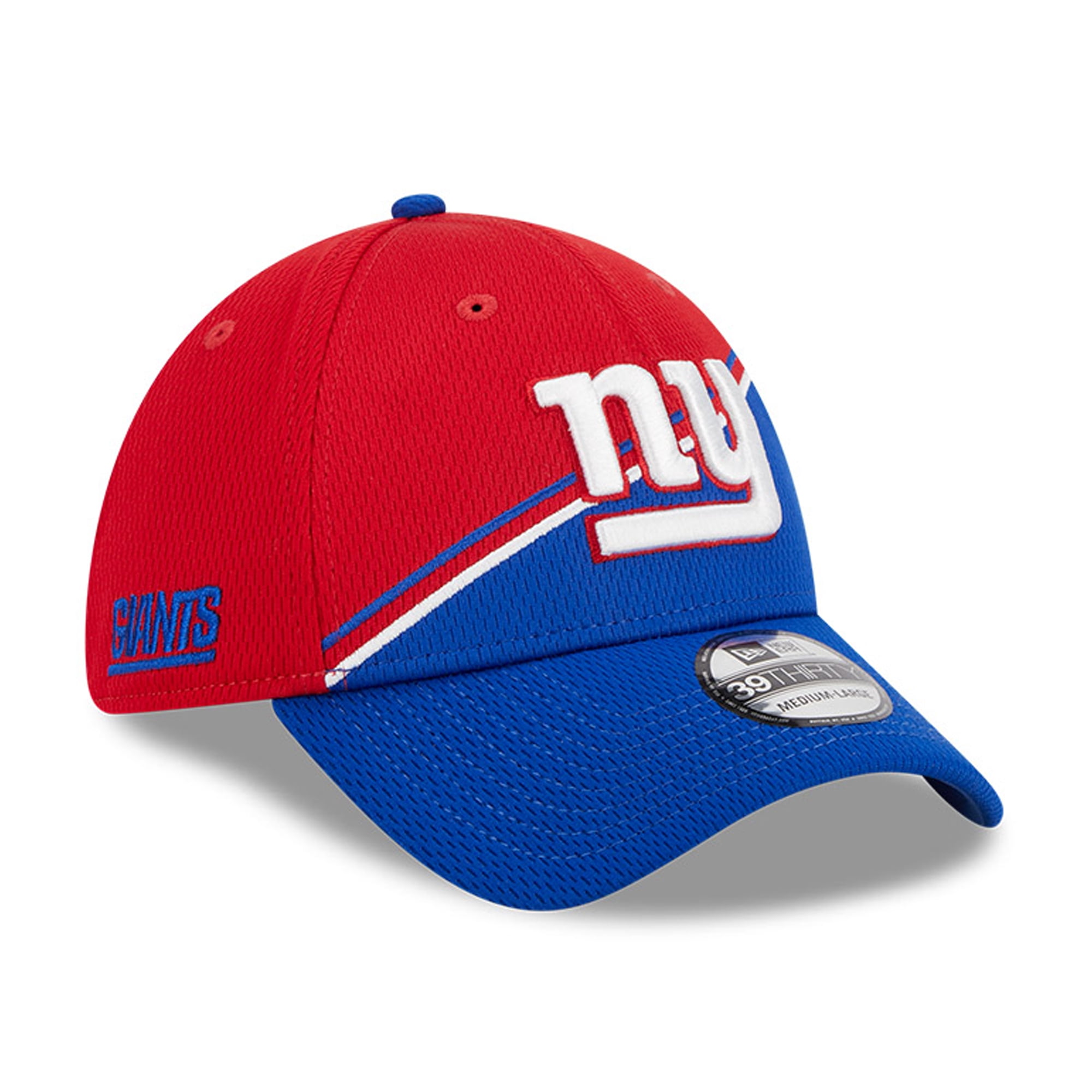 New Era New York Giants 2023 Sideline 39THIRTY Flex Hat - Red/Royal, Officially Licensed NFL Cap