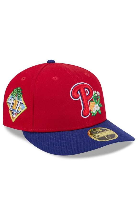 Men's New Era Red/Royal Philadelphia Phillies 2026 Spring Training Low Profile 59FIFTY Fitted Hat