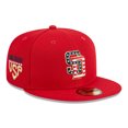 thumbnail image 1 of Men's New Era  Red San Diego Padres 2023 Fourth of July 59FIFTY Fitted Hat, 1 of 5