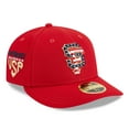 thumbnail image 1 of Men's New Era  Red San Francisco Giants 2023 Fourth of July Low Profile 59FIFTY Fitted Hat, 1 of 5