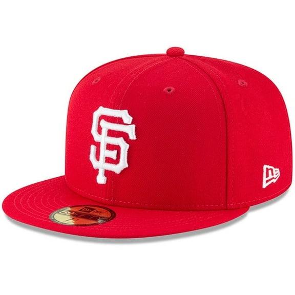Men's New Era Red San Francisco Giants Fashion Color Basic 59FIFTY Fitted Hat