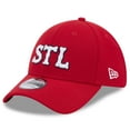 thumbnail image 1 of Men's New Era Red St. Louis Cardinals 2024 City Connect 39THIRTY Flex Hat, 1 of 6