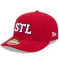 thumbnail image 1 of Men's New Era Red St. Louis Cardinals 2024 City Connect Low Profile 59FIFTY Fitted Hat, 1 of 6