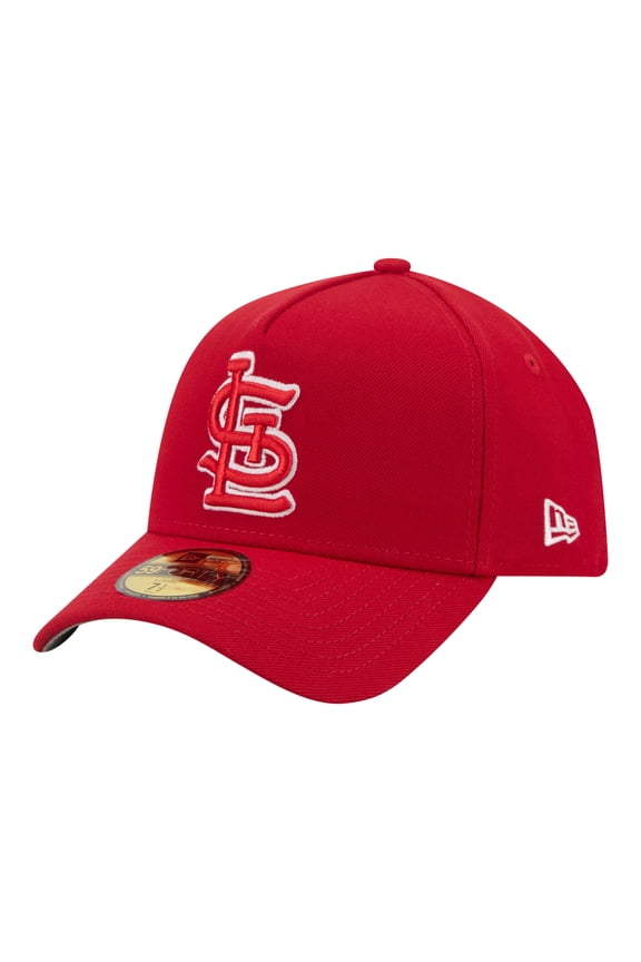 Men's New Era Red St. Louis Cardinals A-Frame 59FORTY Fitted Hat
