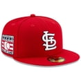 thumbnail image 1 of Men's New Era Red St. Louis Cardinals National Baseball Hall of Fame 59FIFTY Fitted Hat, 1 of 5