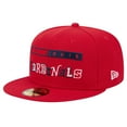 thumbnail image 1 of Men's New Era Red St. Louis Cardinals Ransom 59FIFTY Fitted Hat, 1 of 6