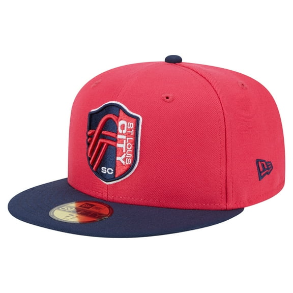 Men's New Era  Red St. Louis City SC 2025 Kickoff 59FIFTY Fitted Hat