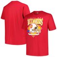 thumbnail image 1 of Men's New Era Red Tampa Bay Buccaneers Big & Tall Helmet Historic Mark T-Shirt, 1 of 3