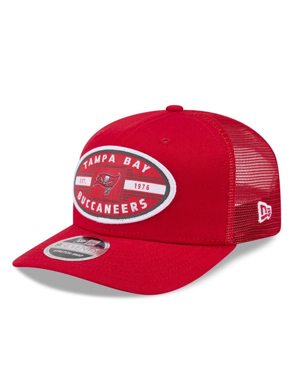 Men's New Era Red Tampa Bay Buccaneers Collegiate 9SEVENTY Trucker Hat