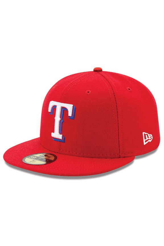 Men's New Era Red Texas Rangers Alternate Authentic Collection On-Field 59FIFTY Fitted Hat